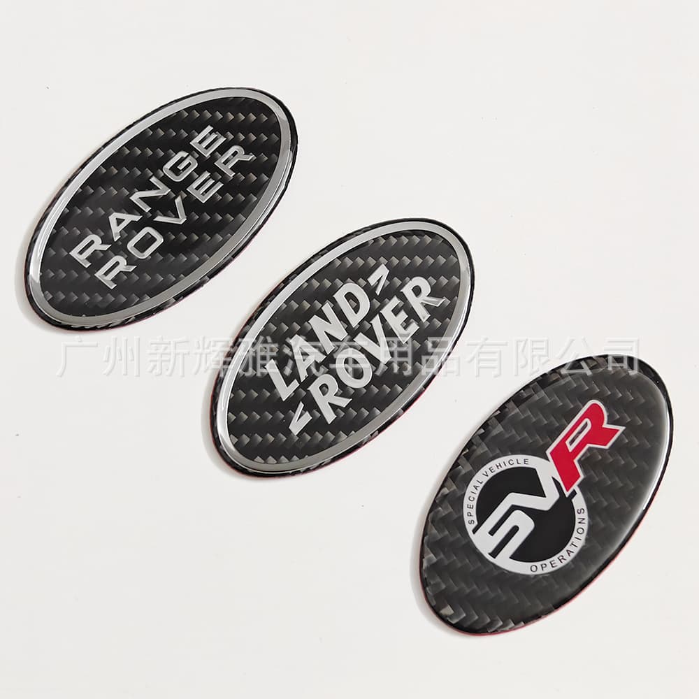 Suitable for Range Rover Evoque modification LAND ROVER rear badge RANGE ROVER emblem SVR carbon fiber badge