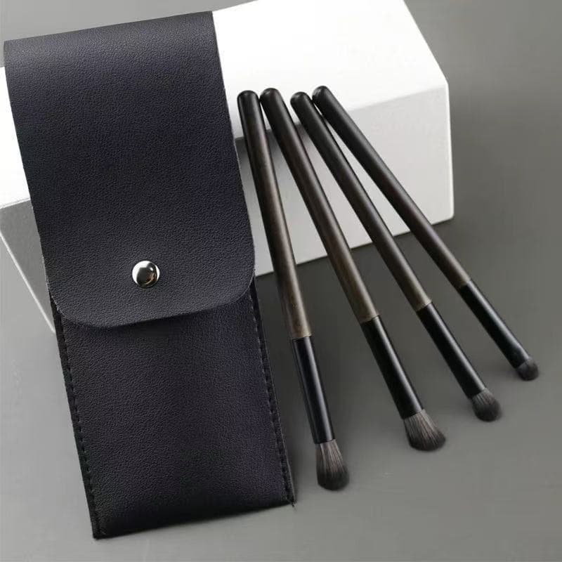 Soft Bristle Makeup Brush Eyeshadow Brush Set Portable Highlighter Brush Eye Nose Shadow Brush Eye Makeup Detail Brush Faux Animal Hair