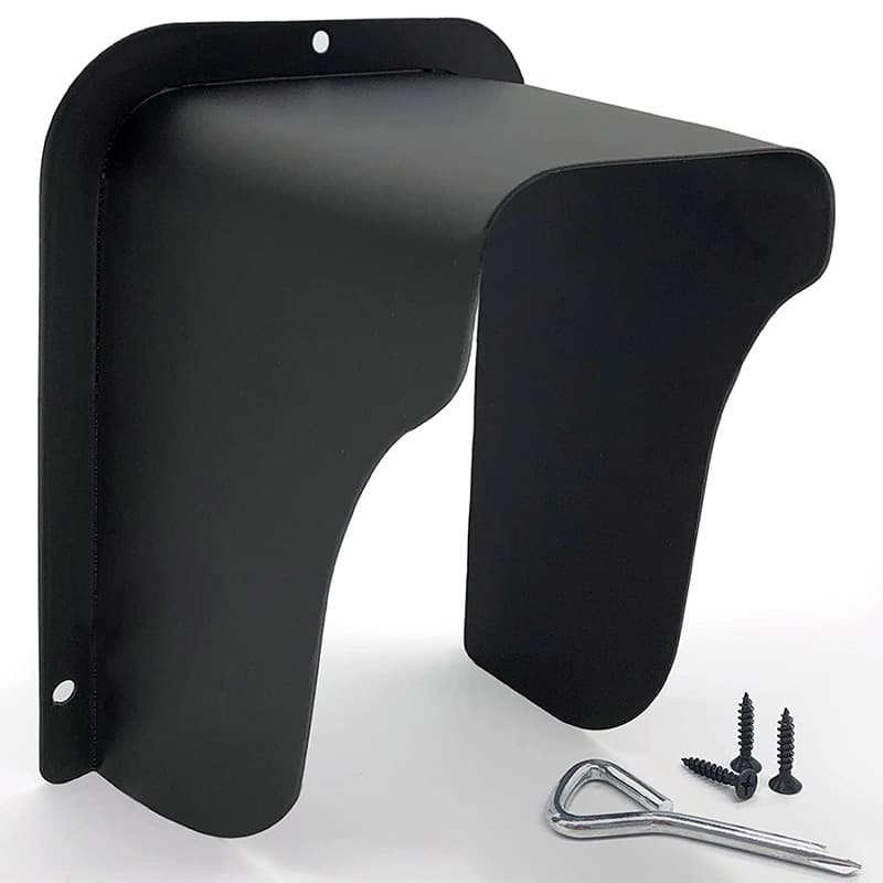 Outdoor Doorbell Rainproof Cover Sunshade Box Metal Socket Visible Access Control Machine Waterproof Windproof Cover