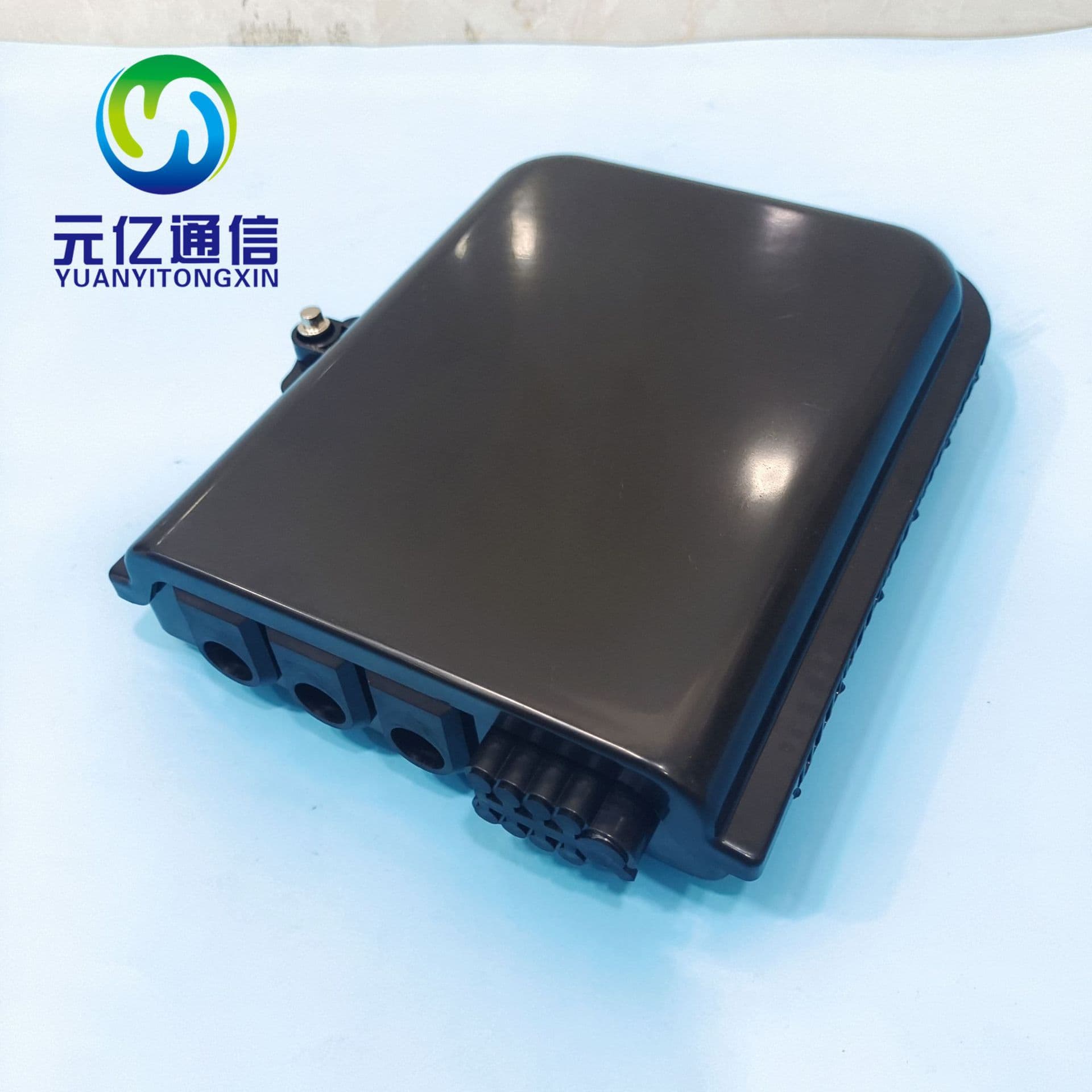 FTTH Fiber Optic Distribution Box 8-Core Optical Splitter Enclosure Indoor/Outdoor ABS Plastic Fiber Splice Box
