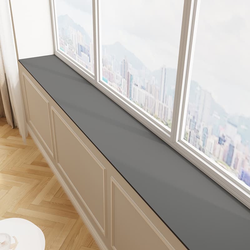 Simple Solid Color Trimmable Window Sill Pad, Household Quick-Dry Absorbent Balcony Mat, Easy-Care Anti-Slip Wear-Resistant Bay Window Cushion