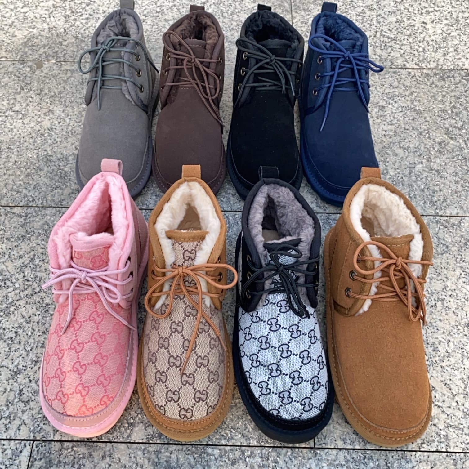 Winter Cotton Shoes for Women and Men Couple Slip-On Thick Cotton Warm Low-Top Snow Boots Warm Plus Thick