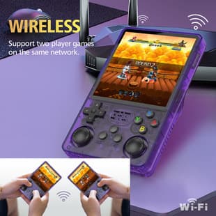 New Cross-Border R36PLUS Handheld Game Console Retro Childhood Portable 4-Inch HD Screen with WiFi Game Console