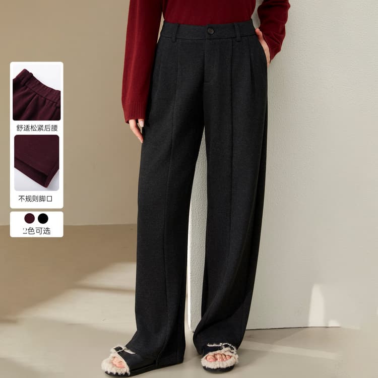 Xianlixiu Plus Size Women's Casual Lazy Versatile Slimming Loose Hip-Covering Drape Pants for Curvy Women, 2024 New Arrival