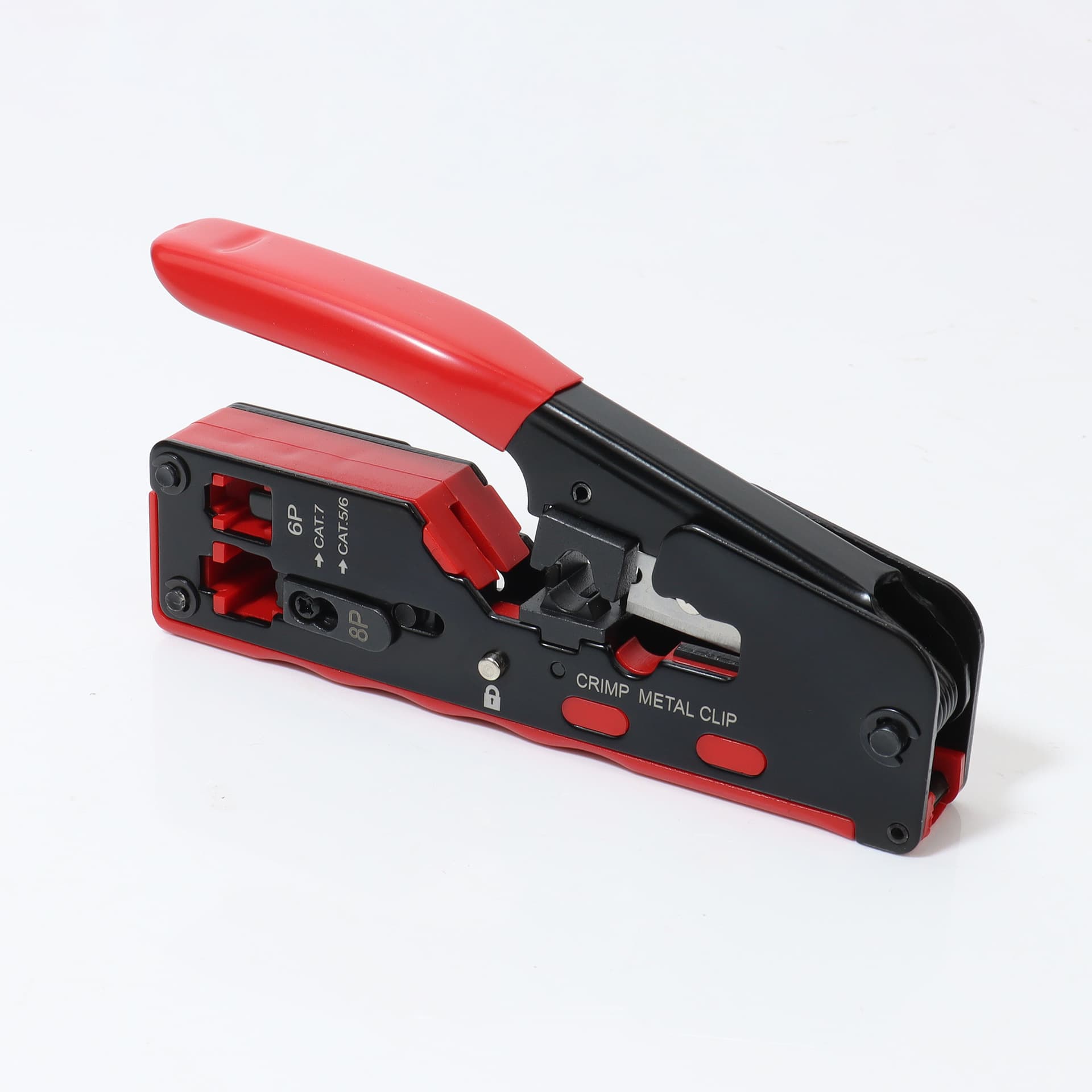 Category 7 Network Crimping Tool, Crimper, Stripper, 5/6/7 Category Stripping, Cutting, Wire Cutting RJ45 Multifunctional Wholesale