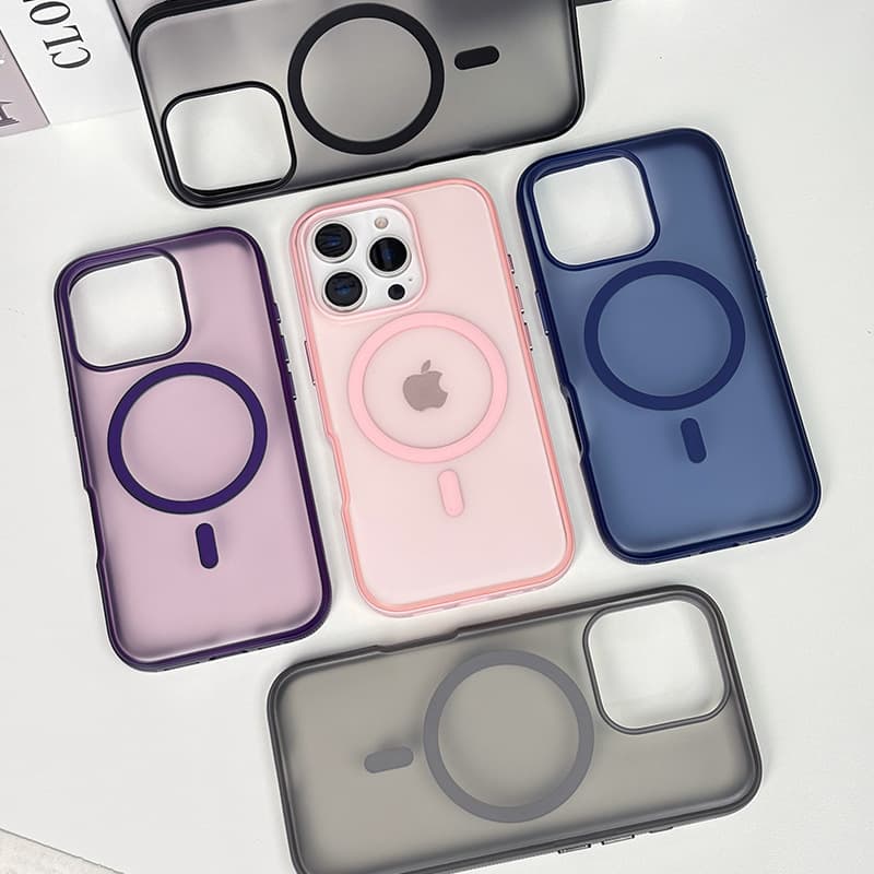 Apple 17pm mobile phone case new ins style light luxury advanced applicable 18pro protective cover magnetic mobile phone case Apple