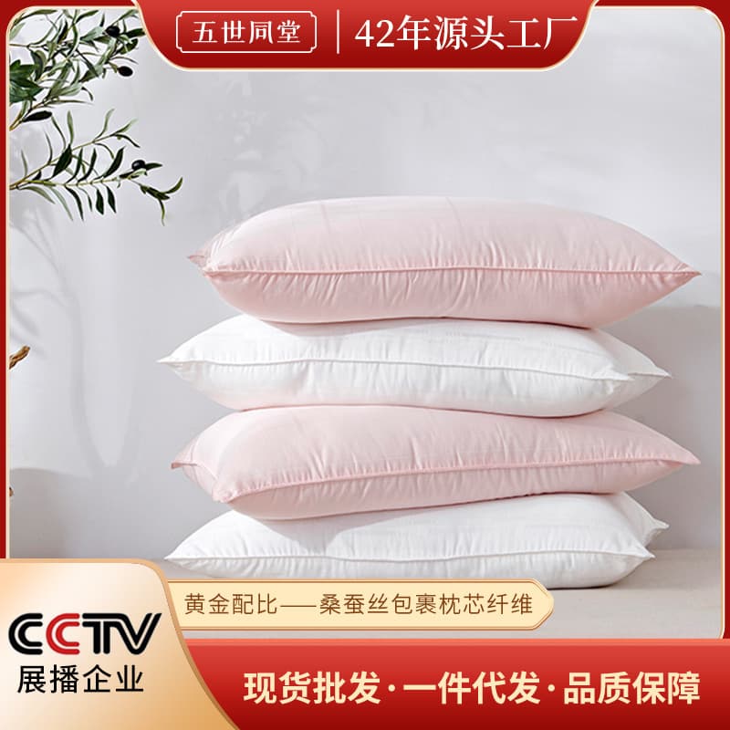 Mulberry Silk Pillow for Double/Single Use, Direct from Source Factory, Gift Pillow Wholesale, Soft Neck Care Cervical Support