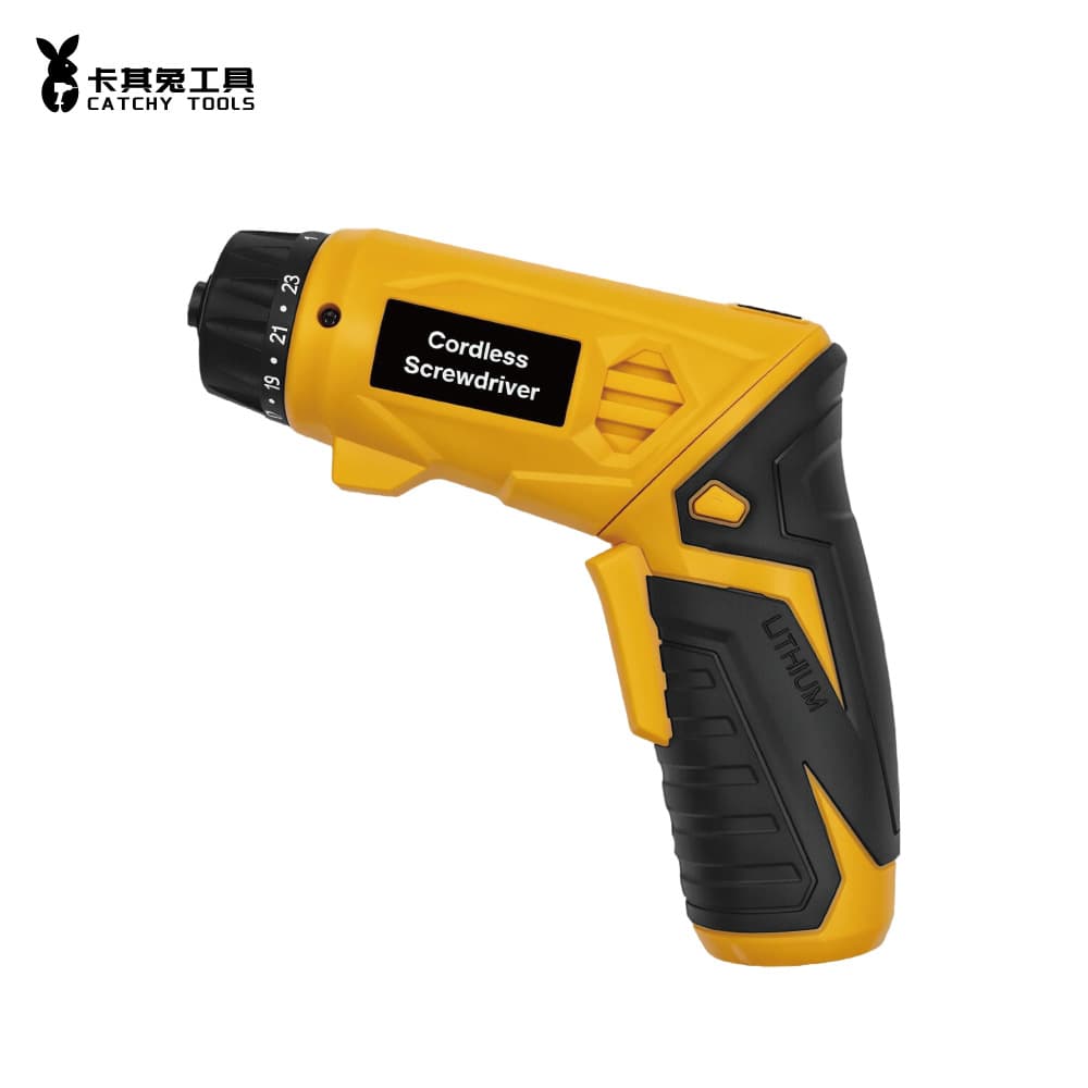 New Lithium-Ion Screwdriver, Multi-Function Matte Storage Case, Home DIY Screwdriver with Torque Adjustment