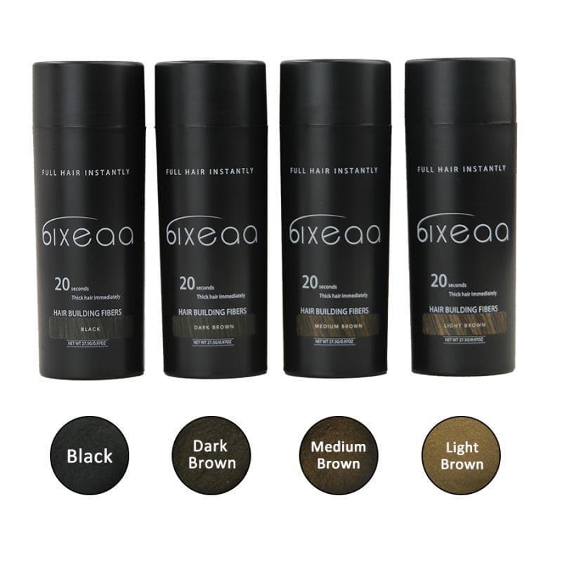BIXEAA Hair Seam Fiber Powder Artifact, Dense Hair Spray, Volume Increase, Hairline Filling, Hair Top Thinning, Men's and Women's Hairdressing