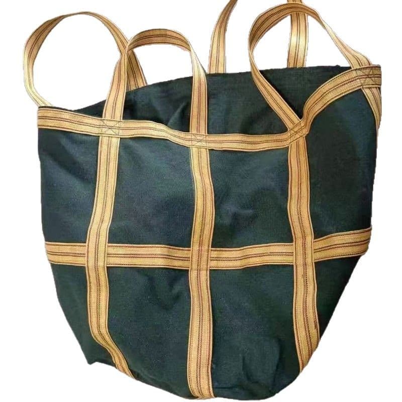 Four-loop PP bulk bags for construction load-bearing, logistics and express transit, thickened PP bulk bags