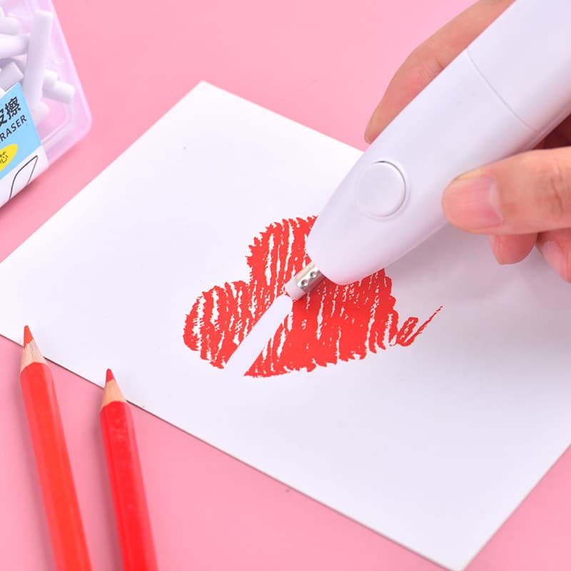 Creative Cartoon Electric Eraser Student Study Supplies Stationery Gifts Automatic Traceless Eraser Children Gifts