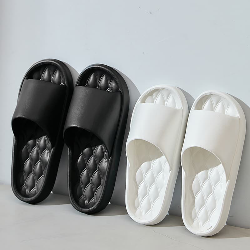EVA Soft Sole Sandals for Women, Summer Indoor Guest Home Use Non-Slip Dormitory Bathroom Couples Breathable Slippers