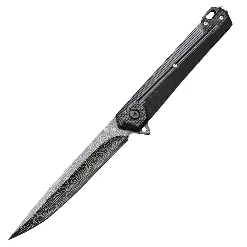 Outdoor Folding Knife Camping Tool High Hardness Self-Defense Survival Knife Sharp Multi-Purpose Non-Locking Folding Knife