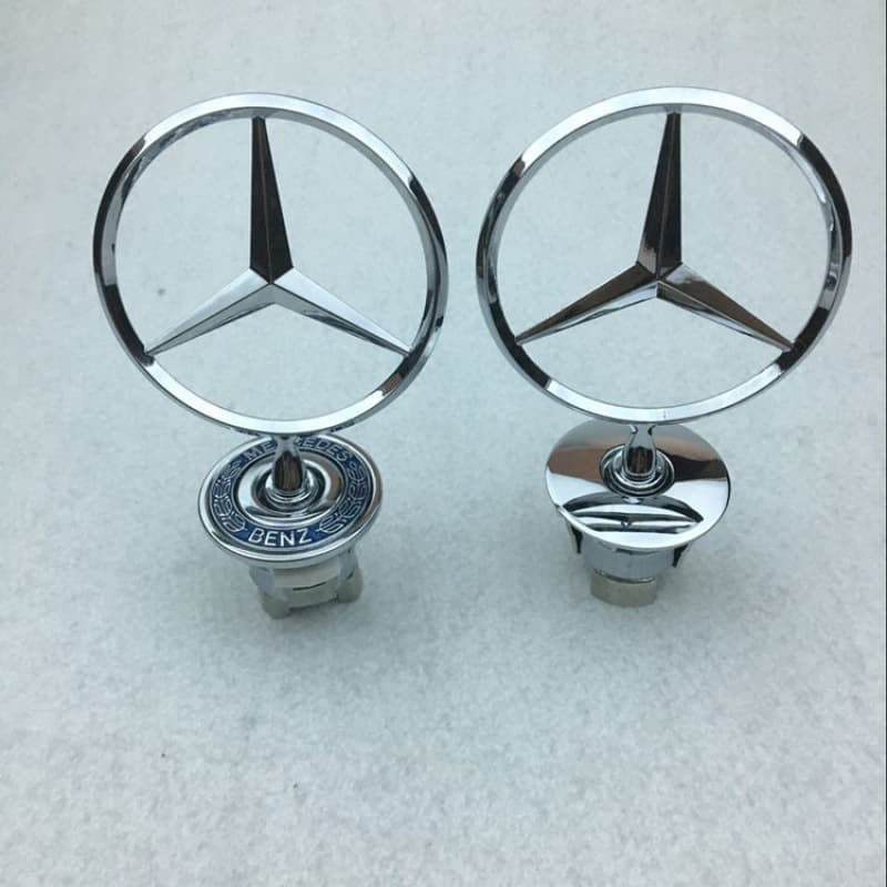 Compatible with Mercedes Hood Ornament W210/W220 Front Hood Emblem W221 Metal Modified Hood Badge