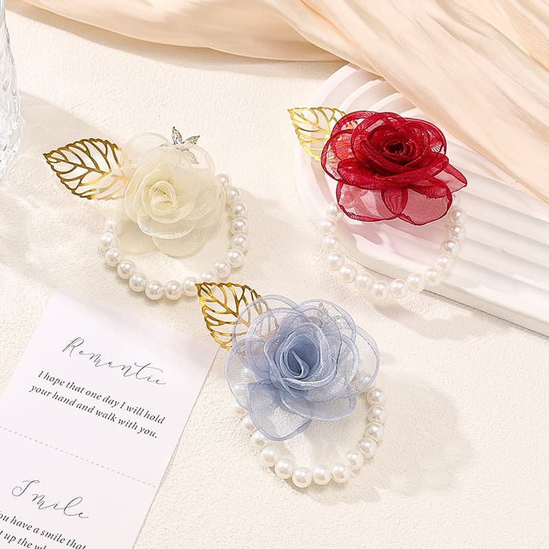 New Korean style beautiful star bridesmaid wrist flower wedding bride wedding bracelet event sister group wrist flower