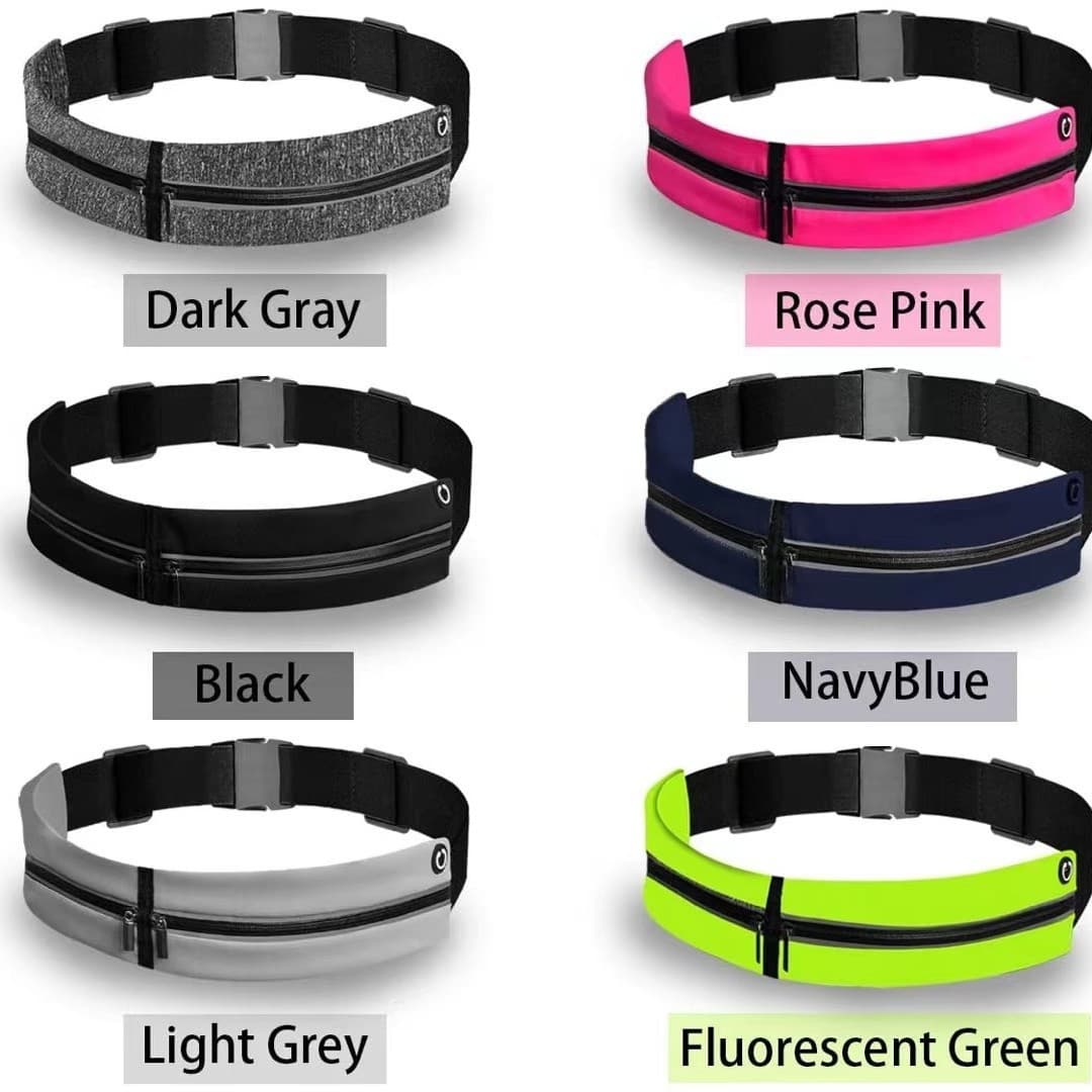 Invisible waist pack for running, sports, phone bag, women's and men's gym bag, outdoor gear mini belt bag for cycling and hiking