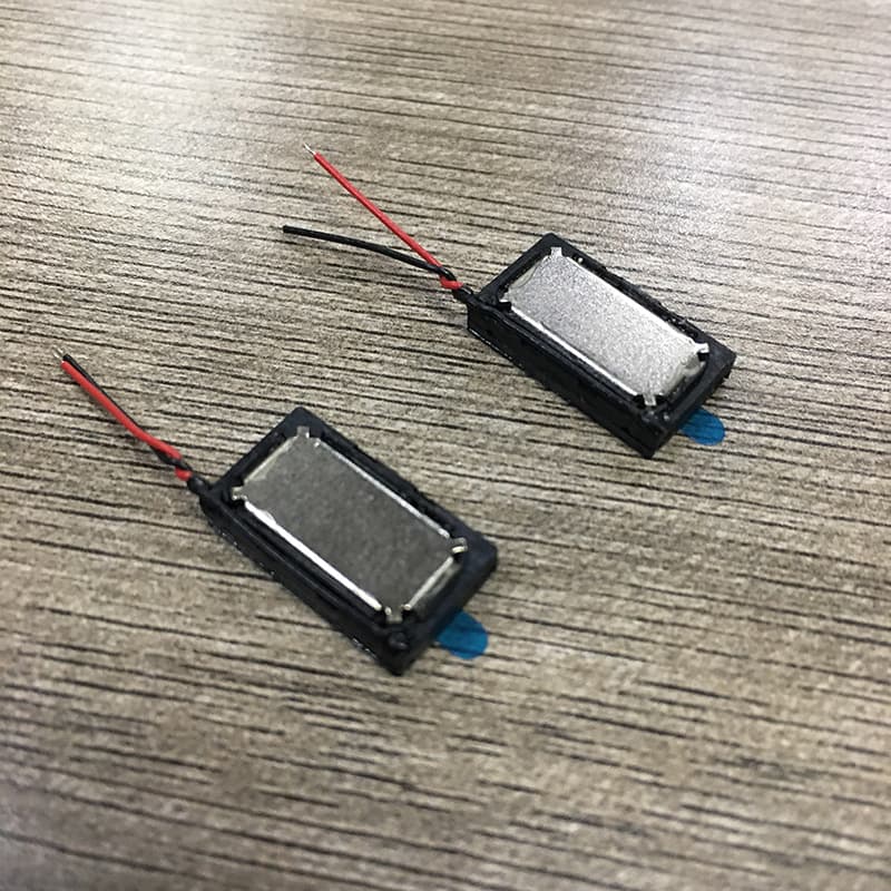 1609 Aluminum Diaphragm Speaker Watch Speaker 0.8W Fingerprint Door Lock Speaker 16*9*3.5mm Customizable Speaker