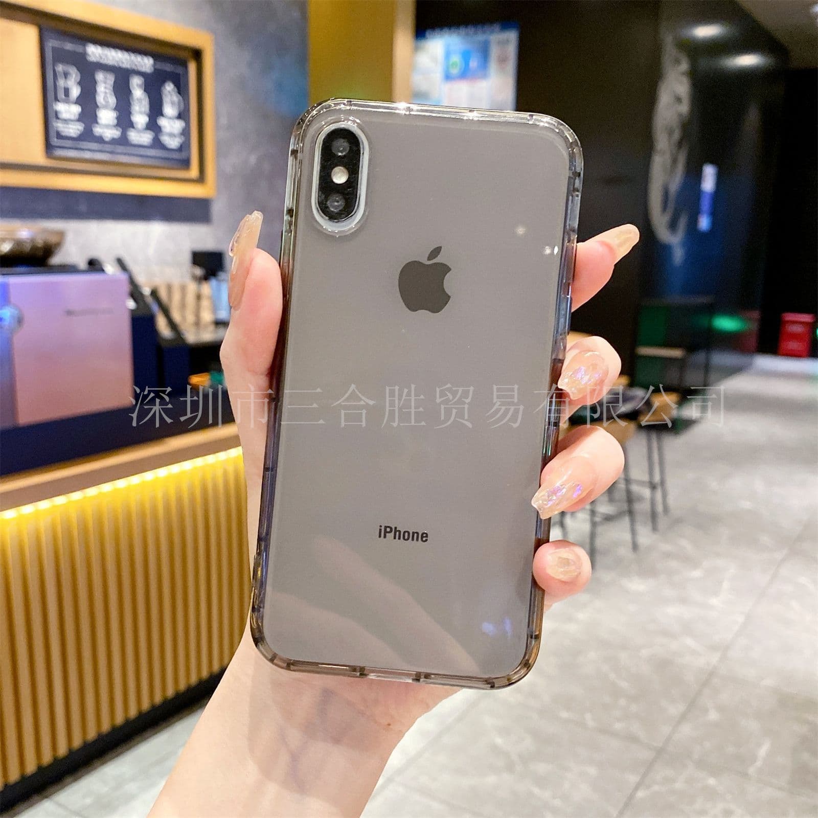 Simple iPhone X Case Apple XR Protective Cover 6S Transparent Silicone Soft Case XSMAX Compatible 7/8 Plus