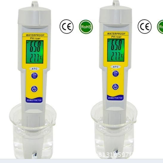 Acidity Meter PH Meter Acidity and Alkalinity Tester 618 Portable PH with Temperature PH METER Acidity and Alkalinity Test Pen