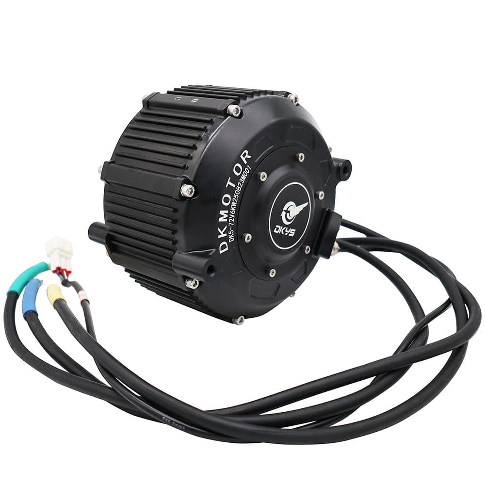 DKYS Top Wide Motor 168 Structure 50H 10KW Permanent Magnet Synchronous Qiu Long Off-Road Mid-Mount Motor Hall Encoder