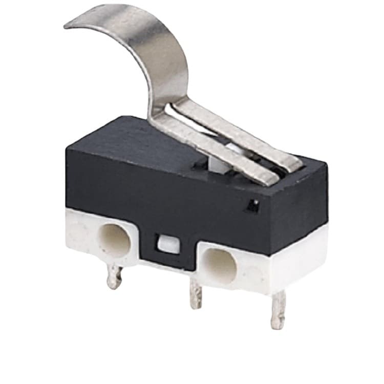 Selling 3-pin curved handle push-button microswitches, mini curved handle push-button microswitches, spring-loaded microswitches.