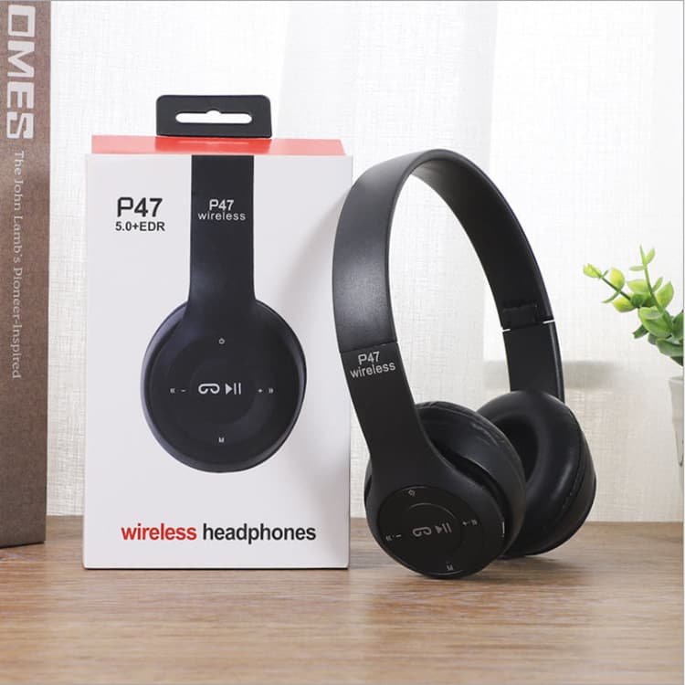 P47 Over-Ear Bluetooth Headphones Bluetooth 5.0 Stereo Gift Over-Ear Headphones Factory