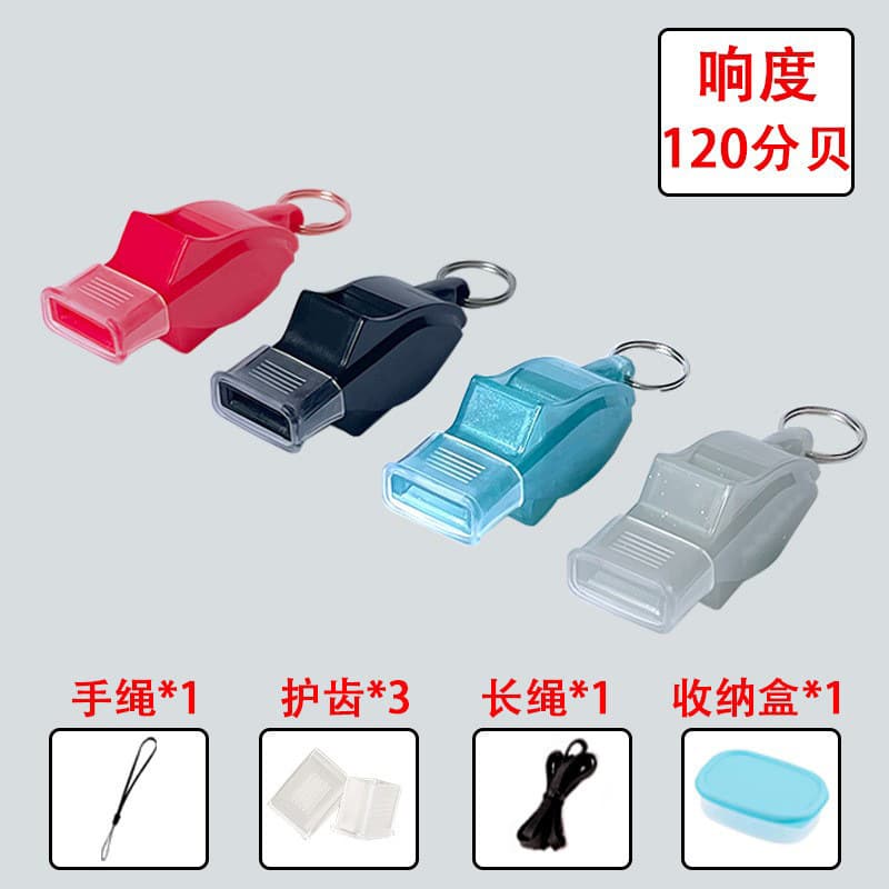 No Pea Dolphin Whistle Referee Sports Basketball Game Rescue Outdoor Training Plastic Lanyard Command High-Pitched