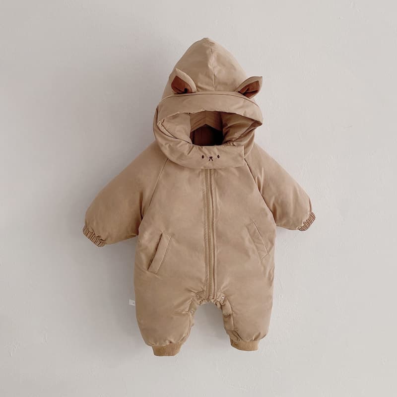 Baby Romper Winter Newborn Outdoor Wrap Warm Korean Style Stylish Boys Girls Winter Clothes Thickened