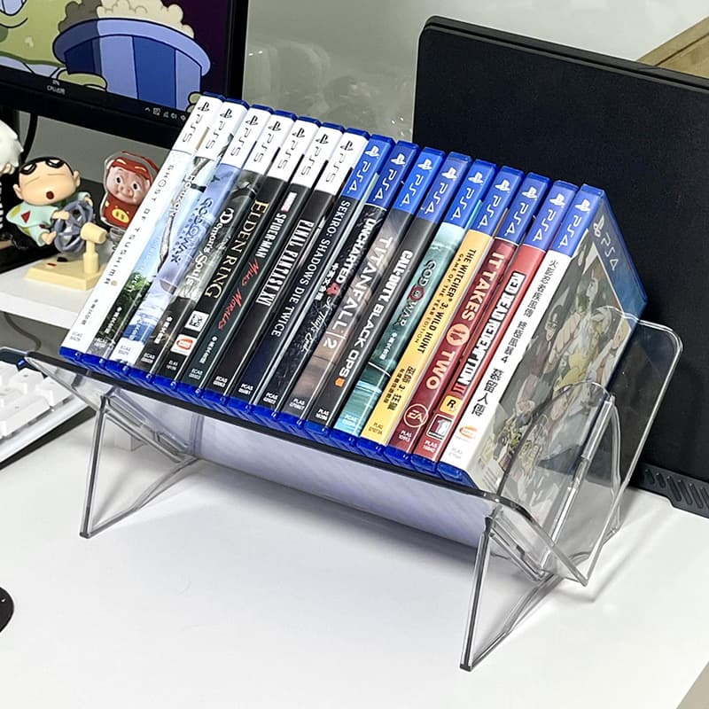 Universal Game Cartridge Box Storage Rack Disc Holder PS4 Accessories PS5 Desktop Switch Game Disc Organizer