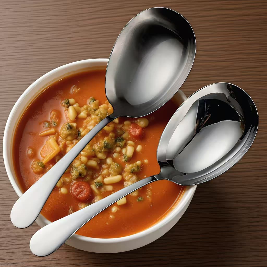 316 Stainless Steel Goose Egg Spoon - Soup Spoon, Large Head Spoon - Commercial Hotel Long Handle Deep Spoon, Public Serving Spoon