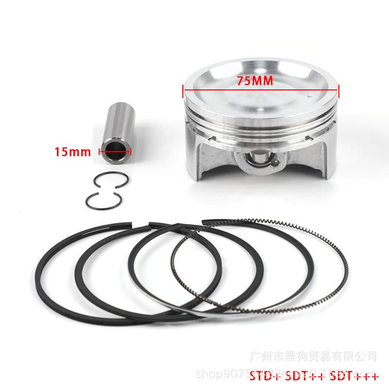 Suitable for Piaggio VESPA GTS/GTV250cc to 300cc 75MM piston, piston ring, piston pin