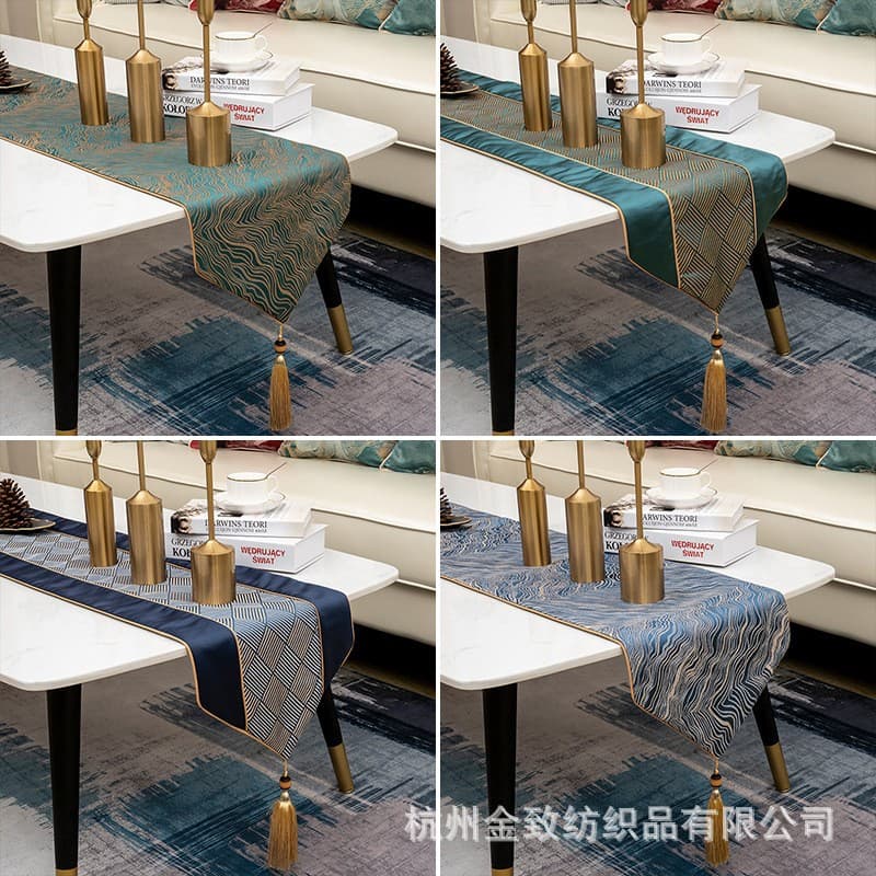 Minimalist Nordic Style Table Flag Luxury American High-end Coffee Table Dining Table Cloth Bed Tail Towel Polyester Fiber
