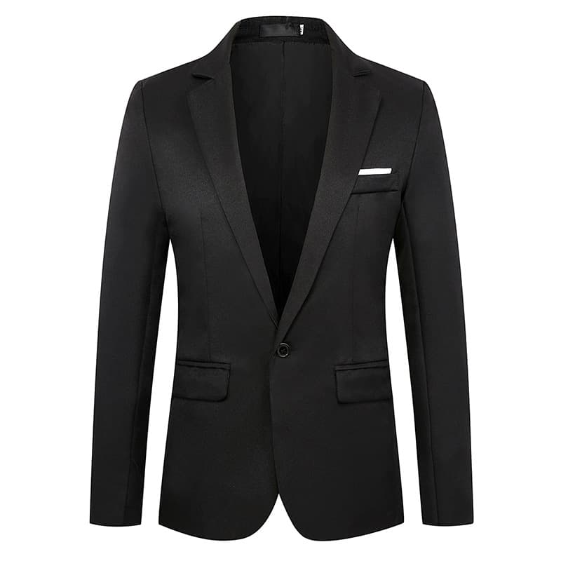 2025 Spring New Men's Casual Blazer Slim Fit Suit Jacket Drop Shipping
