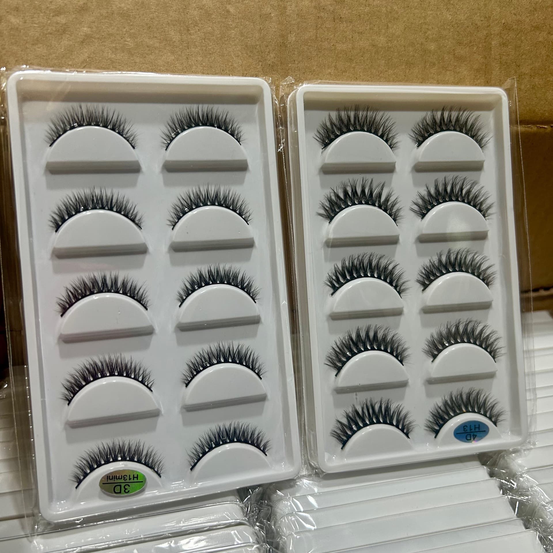 5 Pairs Eyelashes H13 Mini E08 X01 Hot Selling False Lashes South American Brazilian European American Five Pairs
