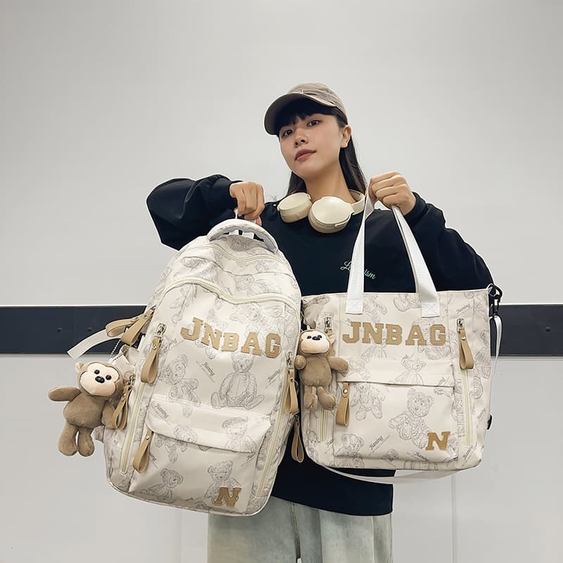 Schoolbags for elementary school girls, junior high school students, high school students, boys' letters, cute backpacks, large-capacity travel backpacks