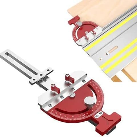 Woodworking adjustable guide rail electric circular saw rail marking engraving machine plate opening auxiliary rail compatible with Festo Makita rail