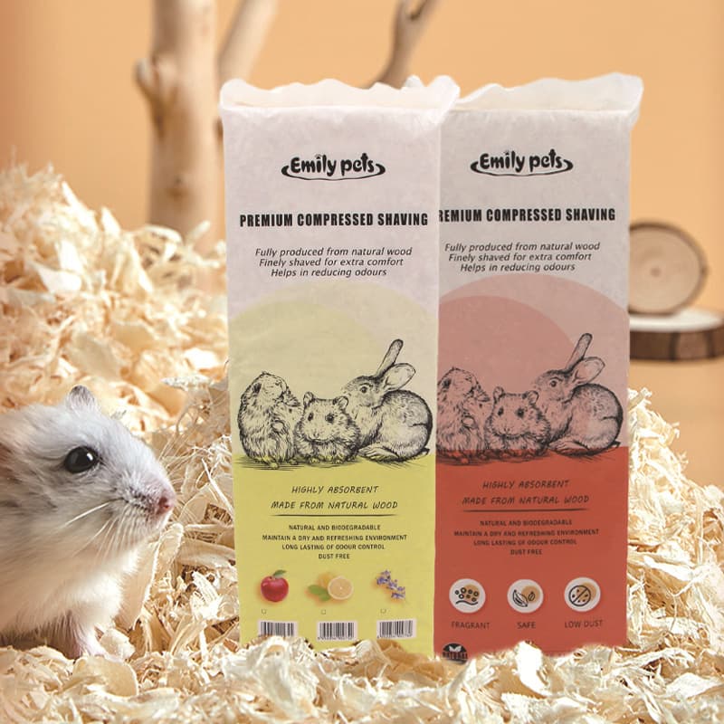 Emily Hamster Wood Shavings Wholesale Low Dust Easy Clean Small Animal Suitable 1kg Pine/Birch for Small Pets