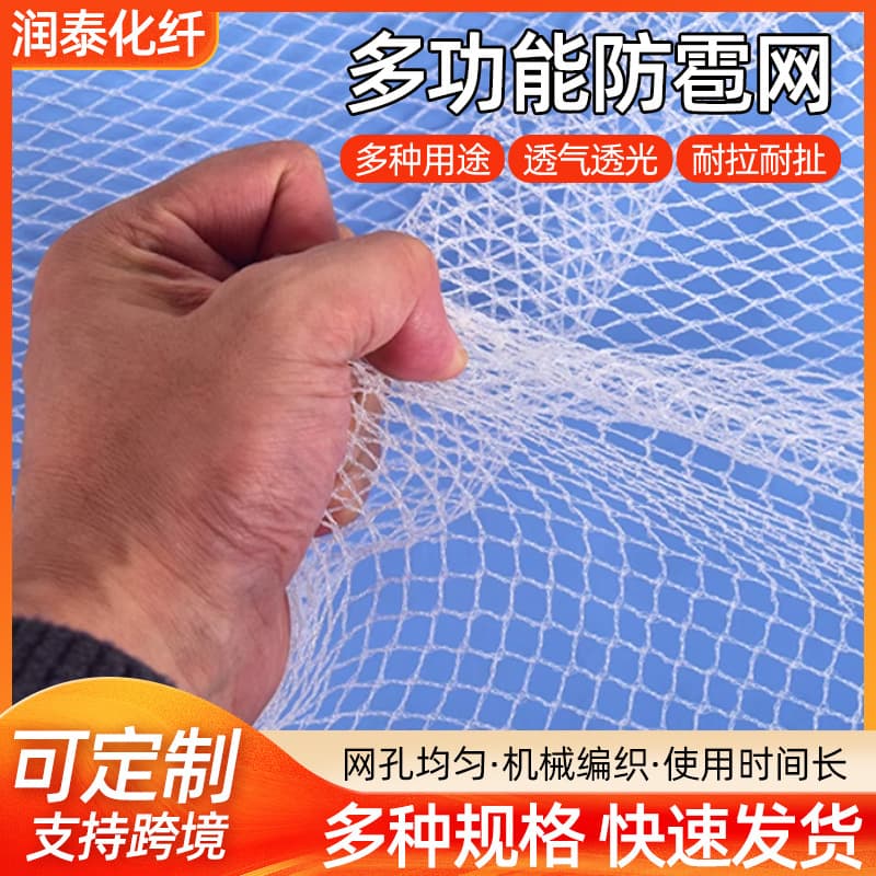 Wholesale Hail Net for Cross-Border Outdoor Agriculture Orchard Vegetable Garden Bird Netting Orchard Hail Protection Net