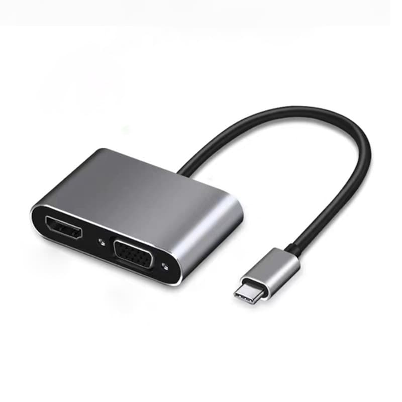 Type-C Docking Station 3-in-1 Multifunctional USB-C Hub 4-in-1 Computer Expansion Hub Splitter
