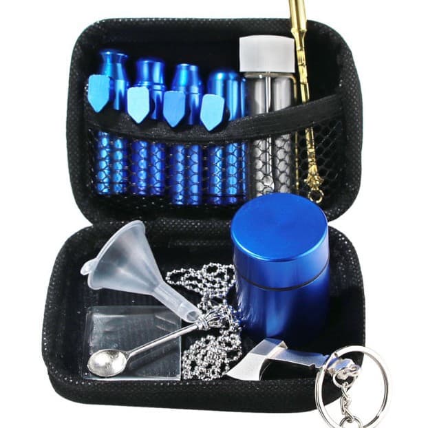 Portable Snuff Bottle Set Metal Aluminum Hookah Snuff Bottle Small Package Ecommerce Best-Selling Smoking Accessories