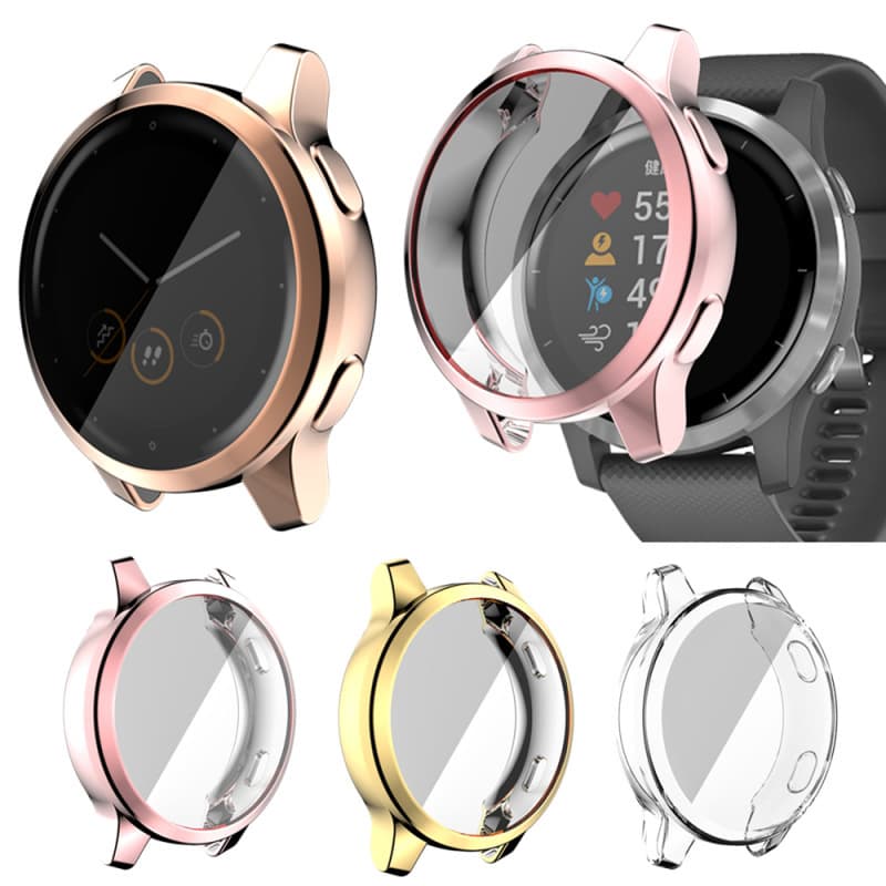 Suitable for Garmin Vivoactive 4s electroplated TPU all-inclusive watch case venu 2s 40mm watch protective case