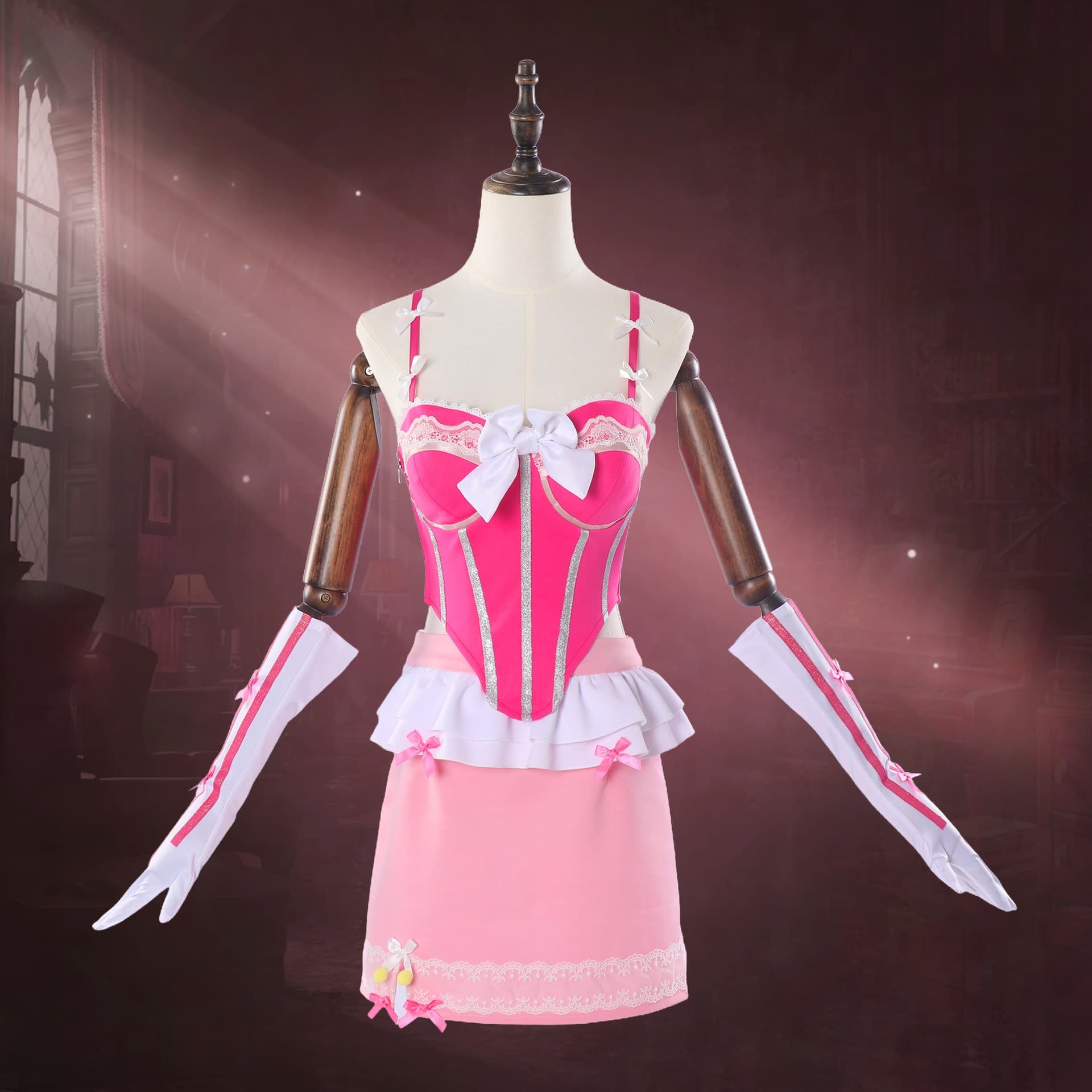 Princess Peach Sweet Barbie Pure Desire Outfit Youthful Atmosphere Niche Sweet Girl Style Cosplay Costume