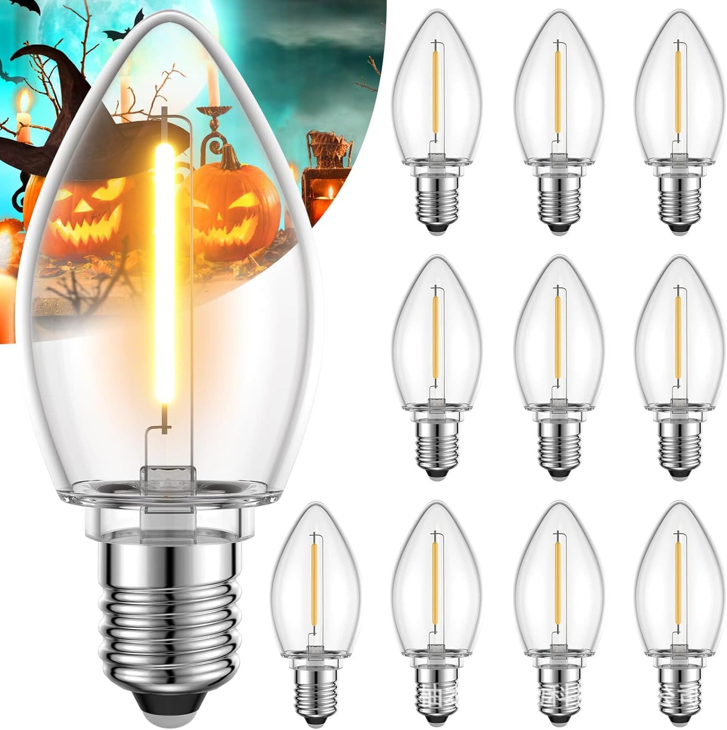 Flea Light Accessories C7 E12 Bulb LED 220V 0.5W Flea Light Bulb Flea Trap Accessories