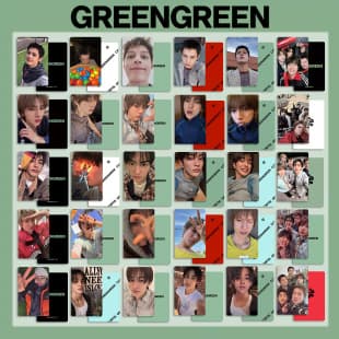CORTIS Roast Hoof Album GREENGREEN Individual Small Card KEONHO Japan Cafe E-Commerce Special Card