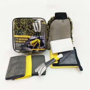 Car Cleaning Kit Long Plush Car Wash Gloves Car Wash Towel Wipe Cloth Air Vent Cleaning Kit