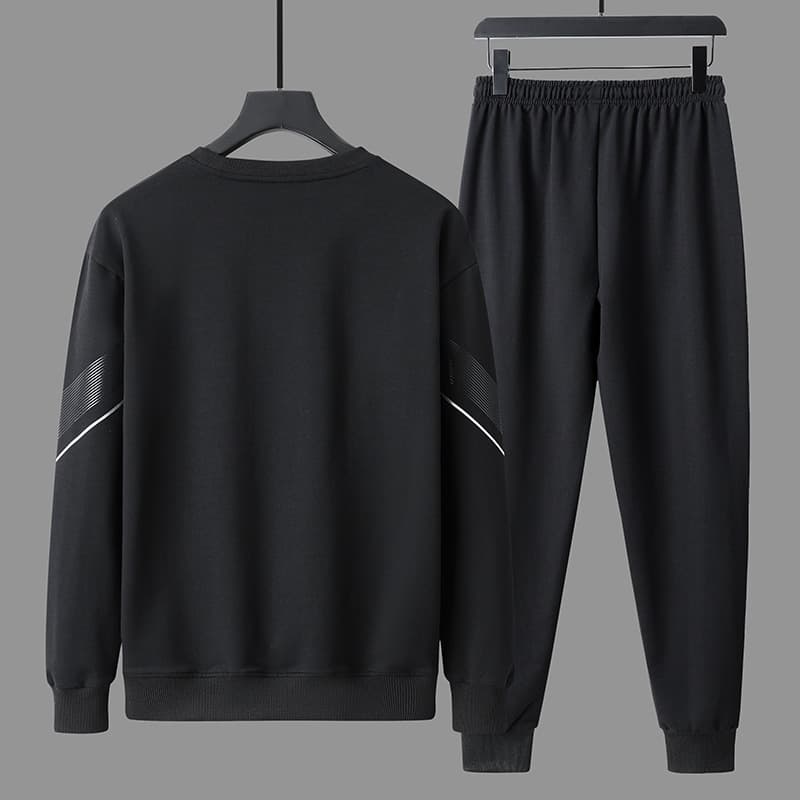 2026 New Spring/Autumn Men's Casual Sweatshirt Set Round Neck Sweatshirt and Pants Men's Fashion Sportswear Two-Piece Set