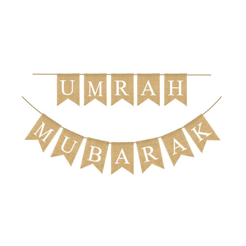 Umrah Mubarak Decorative Banner