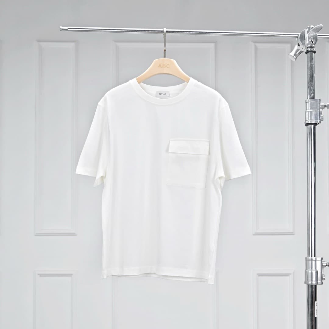 Clearance Sale: Unisex Pocket Round Neck Short Sleeve Oversized T-Shirt with Chest Pocket Design