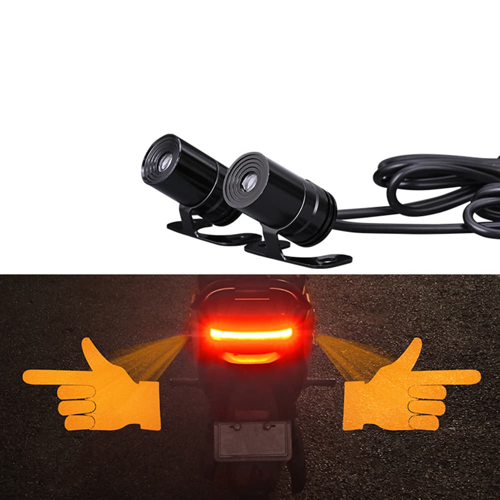 [Factory Direct] Motorcycle Projection Turn Signal LED Atmosphere Cornering Light Ground Light Gesture Light High Brightness Police