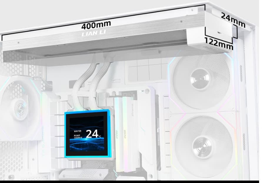 Suitable for LIANLI Lianli hidden flow second generation 360 water-cooled integrated CPU radiator water cooling tube